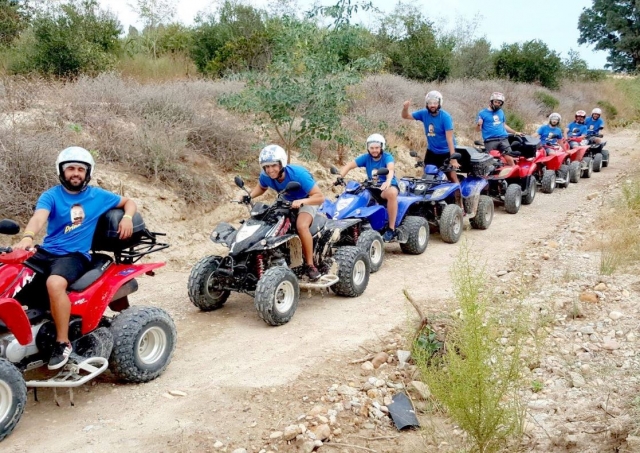  In line during the quad route 